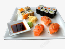 花卷寿司美味的寿司高清图片