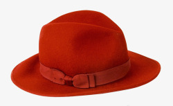 女式帽大红色帽子高清图片