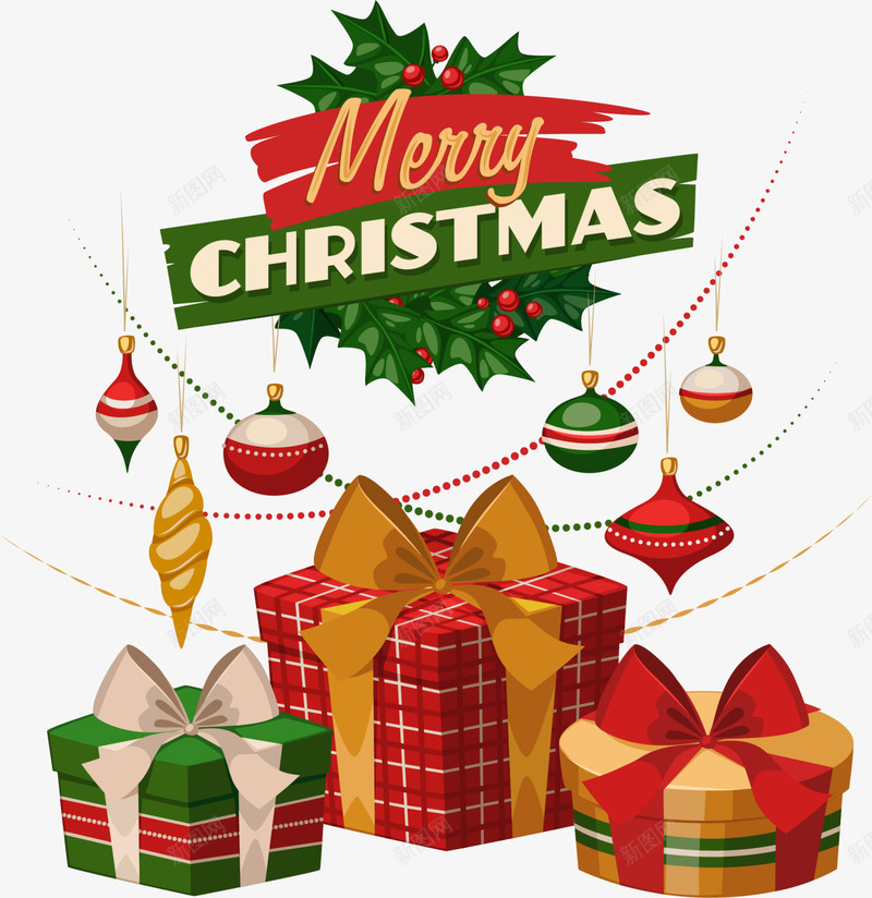 圣诞节多彩圣诞礼物盒png免抠素材_新图网 https://ixintu.com christmas merry 圣诞快乐 圣诞礼物盒 圣诞节礼物 多彩礼盒