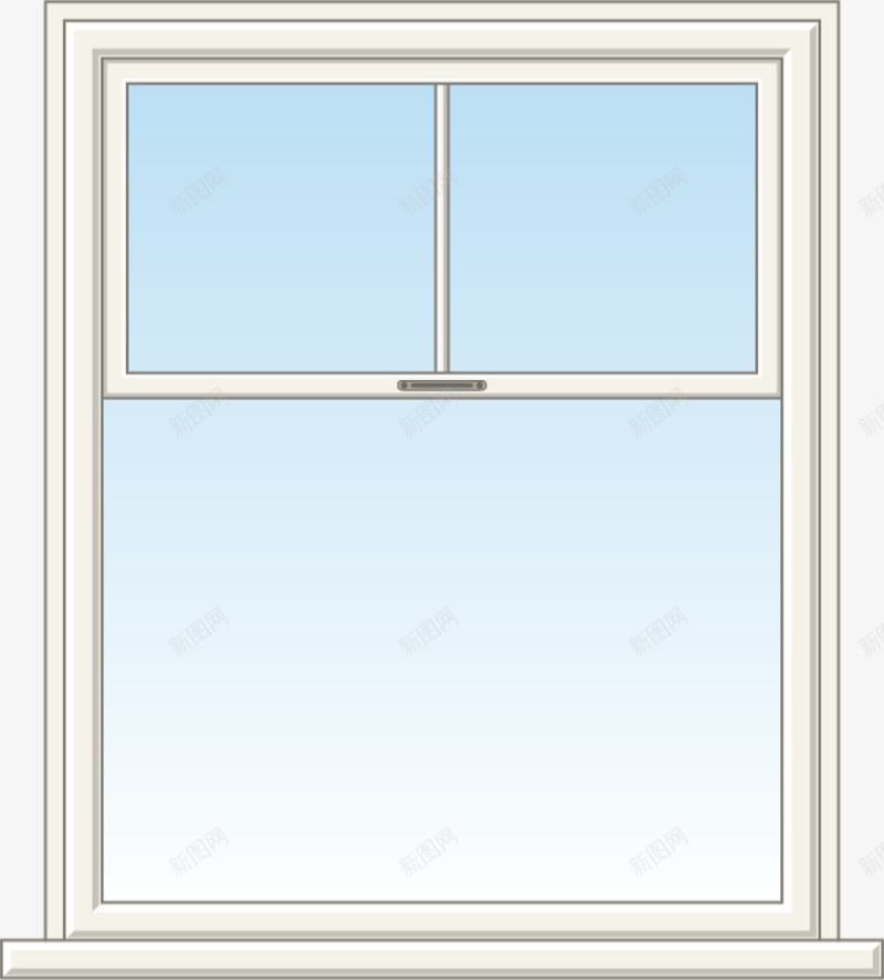 小清新白色窗户png免抠素材_新图网 https://ixintu.com 唯美 小清新窗户 白色窗户 白色边框 蓝色天空