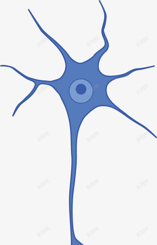 蓝色细胞结构图矢量图ai免抠素材_新图网 https://ixintu.com 创意 卡通 圆圈 微生物 手绘 水彩 淋巴 生物结构 细胞 细胞结构 结构细胞 设计 矢量图