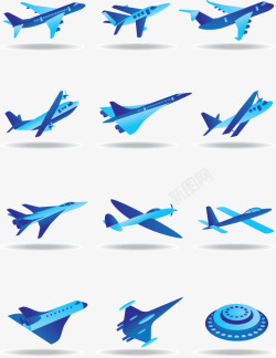 多款纸飞机模型矢量多款纸飞机模型高清图片
