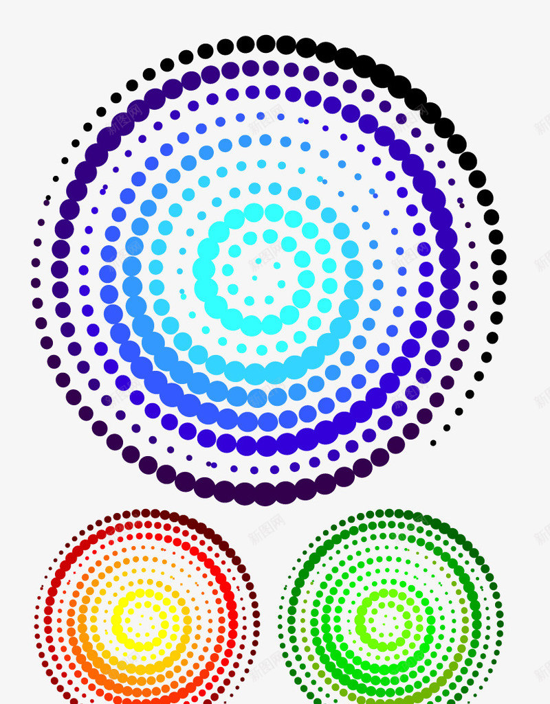 发散的圆圈矢量图eps免抠素材_新图网 https://ixintu.com 发散 圆圈 放射状 科技园 矢量图