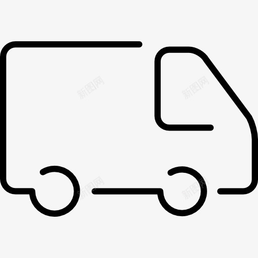 物流运输车图标png_新图网 https://ixintu.com 交付 卡车 大纲 工具 汽车 物流 超薄 运输