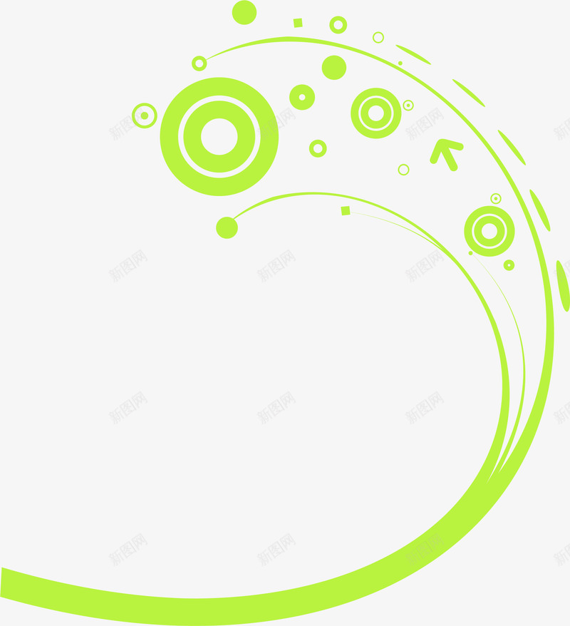 手绘绿色圆圈弧线png免抠素材_新图网 https://ixintu.com 小清新 手绘圆圈 水彩 简约 绿色圆圈 绿色弧线
