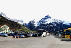 瑞士铁力士雪山摄影素材