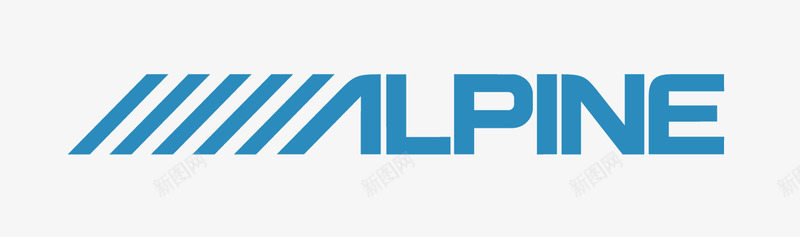 阿尔派图标png_新图网 https://ixintu.com alpine logo 汽车音响 矢量标志 阿尔派