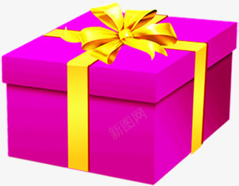 紫色礼盒优惠放价活动png免抠素材_新图网 https://ixintu.com 优惠 活动 礼盒 紫色