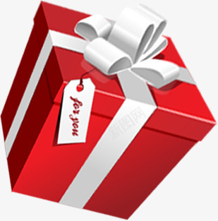 红色的礼盒白色的丝带png免抠素材_新图网 https://ixintu.com 丝带 白色 礼盒 红色