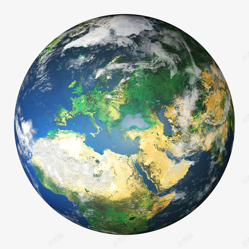 地球平面图模型png免抠素材_新图网 https://ixintu.com 地球 地球平面 地球示意图 模型