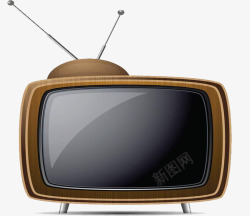 电视机荧幕复古电视机高清图片