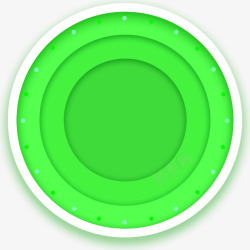 绿色环保圆圈素材