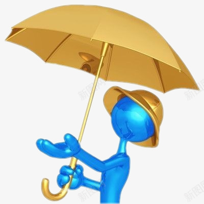 3D小人物模型模具png免抠素材_新图网 https://ixintu.com 小人物 模具 模型 雨伞