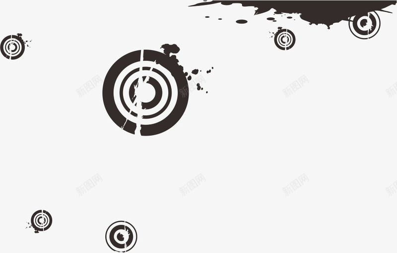 墨迹圆圈漂浮png免抠素材_新图网 https://ixintu.com AI 圆圈 墨迹 底纹 漂浮 背景 黑色