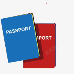 形状护照本子素材