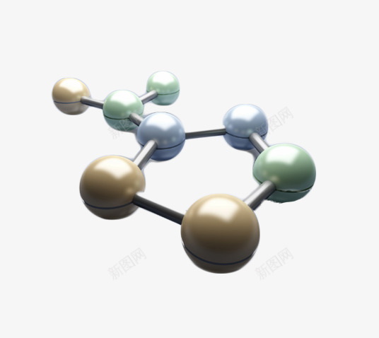 分子结构png免抠素材_新图网 https://ixintu.com PPT图片 分子模型图片 分子生物图 简单的素材图片