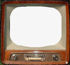 旧电视机png免抠素材_新图网 https://ixintu.com 台式电视机 怀旧 旧电视 黑白电视机