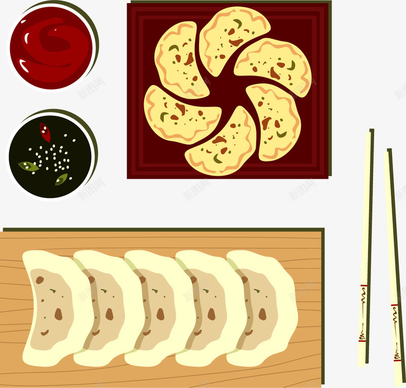 日本饺子馆png免抠素材_新图网 https://ixintu.com 中国食物 日本 特色食物 饺子 饺子馆