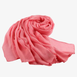 粉红色围巾粉红色丝巾高清图片