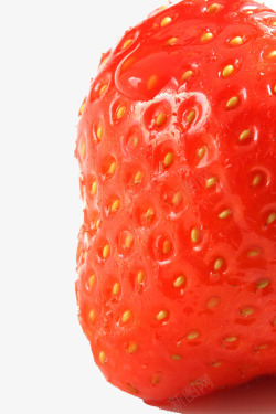 野草莓草莓的水珠高清图片