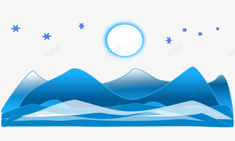 抽象冰山矢量图ai免抠素材_新图网 https://ixintu.com 冰山 大冰块 寒冷 抽象 模型 矢量图 矢量素材 蓝色