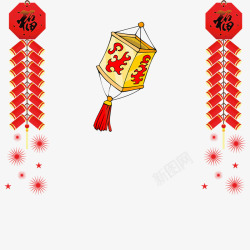 春节烟花素材
