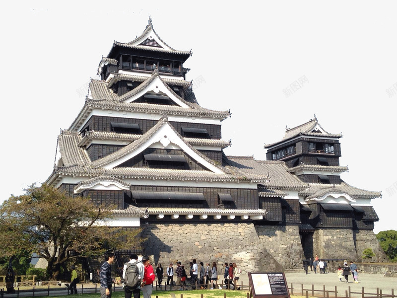 日本熊本城景区png免抠素材_新图网 https://ixintu.com 旅游景区 日本熊本城 熊本城景区 著名景点