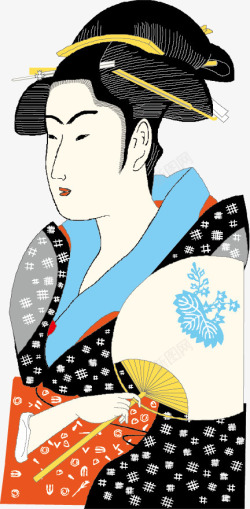 日本传统女性素材