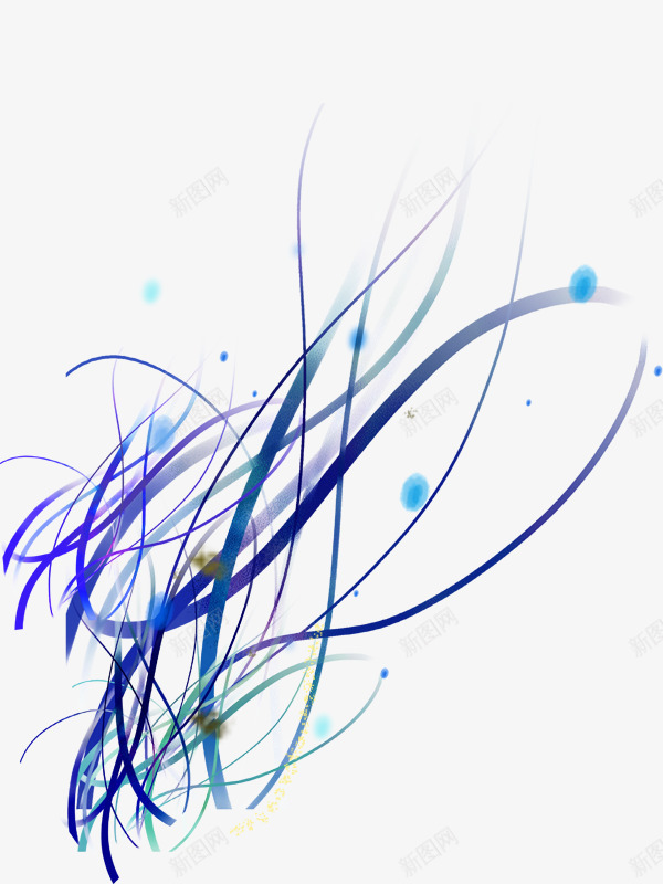蓝色抽象漂浮png免抠素材_新图网 https://ixintu.com 抽象 漂浮 蓝色 装饰 边缘