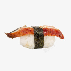 正面日本鳗鱼寿司正面日本鳗鱼寿司餐饮食物高清图片