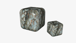 立方体的石头花素材