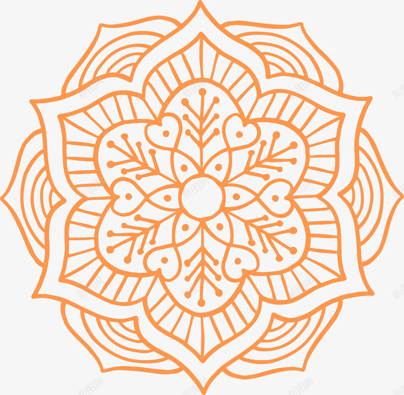 简易曼陀罗花png免抠素材_新图网 https://ixintu.com 手绘曼陀罗 抽象 曼荼罗图案 曼陀罗 曼陀罗对称花纹 曼陀罗矢量图 曼陀罗花 曼陀罗花纹 简易 花纹 装饰花纹