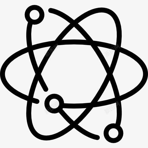 物理图标png_新图网 https://ixintu.com 原子 教育 核物理 电子 科学