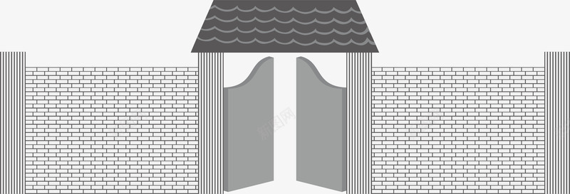 银色大门png免抠素材_新图网 https://ixintu.com 大门 建筑大门 欧式大门 欧式建筑门 欧洲大门 银色