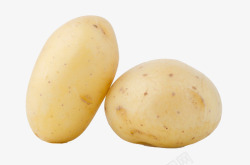 生黄色新鲜土豆高清图片