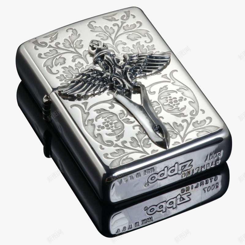 ZIPPO打火机Zippo欧洲风金属png免抠素材_新图网 https://ixintu.com ZIPPO Zippo 产品实物 仿古银 古典欧洲风 图腾 复古 打火机 欧洲风 磨砂 翅膀 芝宝 花纹 英文 蚀刻镶钻皇冠十字架 金属 雕花