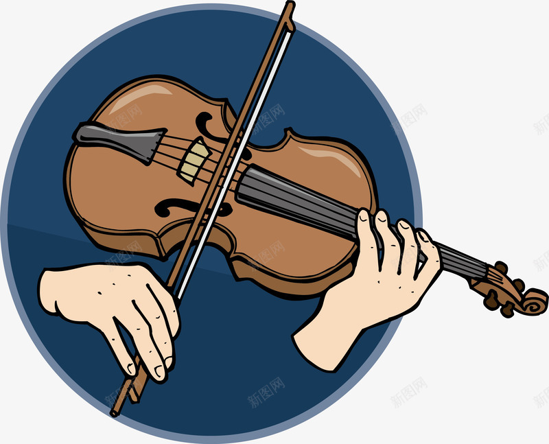 拉小提琴的人png免抠素材_新图网 https://ixintu.com 乐器 乐器培训 卡通乐器 卡通乐器矢量图 卡通器材 小提琴 平面小提琴 音乐器材
