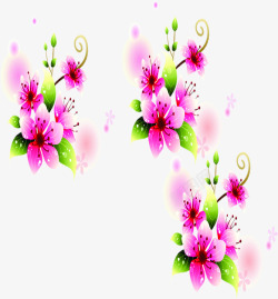 炫酷梅花元素素材