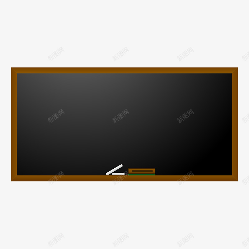 粉笔黑板矢量图ai免抠素材_新图网 https://ixintu.com 卡通 教室 教育 粉笔 黑板 矢量图