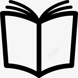 书籍图表黑色扁平亲子阅读图标矢量图高清图片