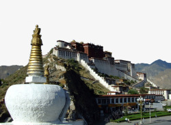 西藏旅游景点著名景区布达拉宫高清图片