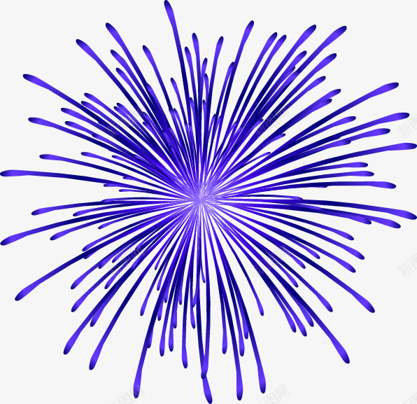 炫酷烟花矢量图ai免抠素材_新图网 https://ixintu.com 炫酷 烟花 蓝色 矢量图