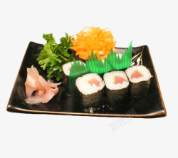 吞拿鱼寿司拼盘素材