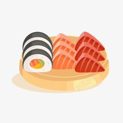 日本料理免扣PNG图卡通寿司矢量图高清图片