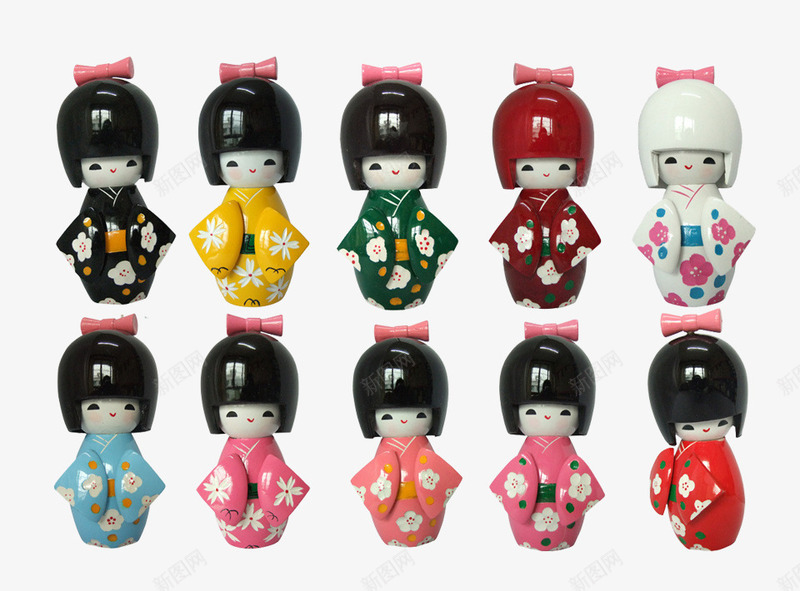 日本和服陶瓷娃娃png免抠素材_新图网 https://ixintu.com 可爱 和服娃娃 日本和服女 陶瓷娃娃