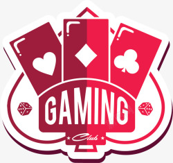 扑克牌游戏UI粉红色扑克牌游戏矢量图高清图片