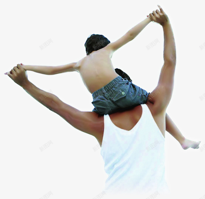 实物拍摄父亲节父子背影png免抠素材_新图网 https://ixintu.com 实物 拍摄 父亲 父亲背影 父子 爸爸抱着孩子的背影 背影