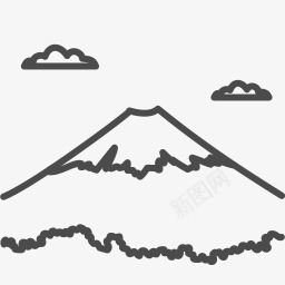日本富士图标图标