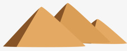 抽象的金字塔矢量图素材