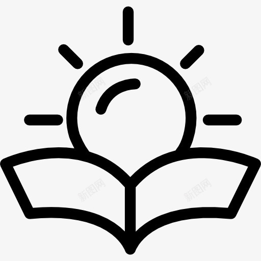 打开书图标png_新图网 https://ixintu.com 业务 休闲 学校材料 打开的书 教育 读者 阅读